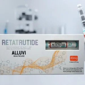 Alluvi retatrutide 40mg pen UK trusted reta pen side view
