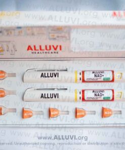 Alluvi NAD plus pen close up UK Alluvi Healthcare energy peptide