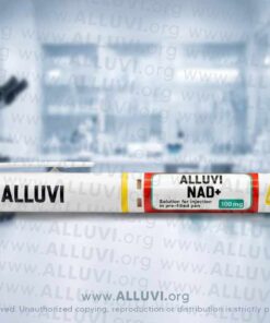 Alluvi Healthcare NAD plus peptide UK held in hand portable pen