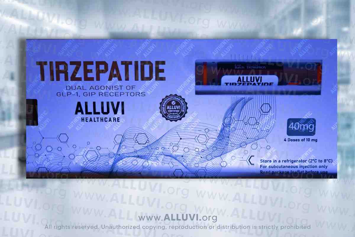 Alluvi Healthcare tirzepatide 40mg pen box UK synedica weight loss